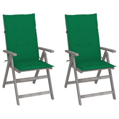 Reclining garden chairs...