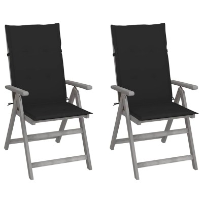 Reclining garden chairs...