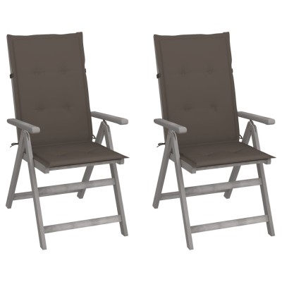 Reclining garden chairs...