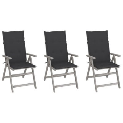 Reclining garden chairs...