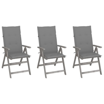 Reclining garden chairs...
