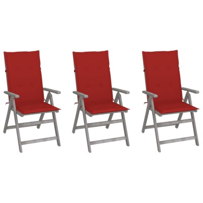 Reclining garden chairs...