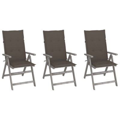 Reclining garden chairs...