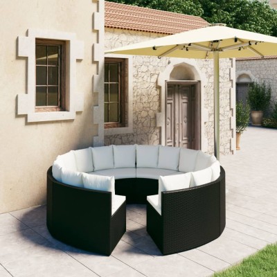 Garden set with cushions, 8...