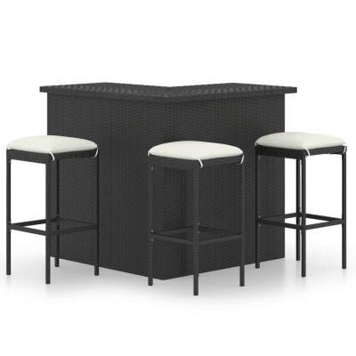 Garden set with cushions, 4...