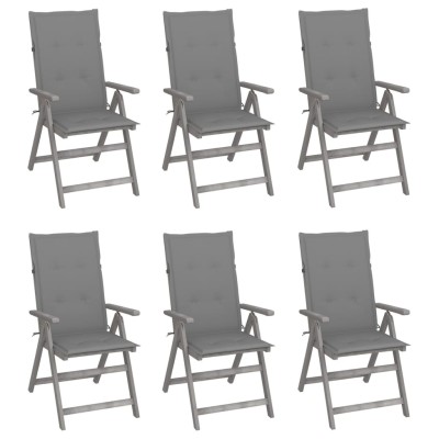 Reclining garden chairs...