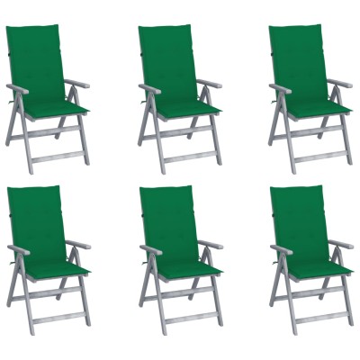 Reclining garden chairs...