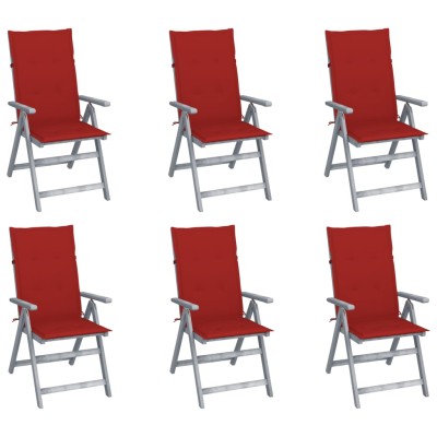 Reclining garden chairs...