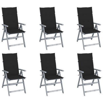 Reclining garden chairs...