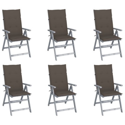 Reclining garden chairs...