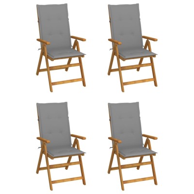 Reclining garden chairs...