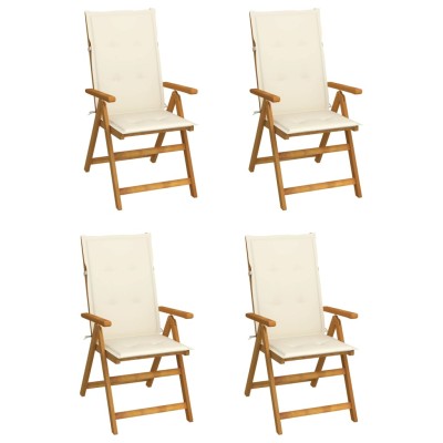 Reclining garden chairs...