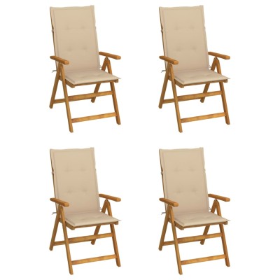 Reclining garden chairs...