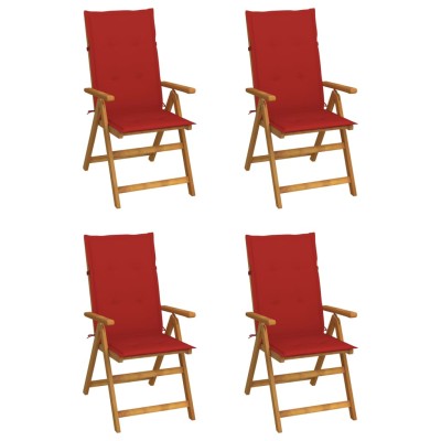 Reclining garden chairs...