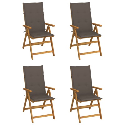 Reclining garden chairs...