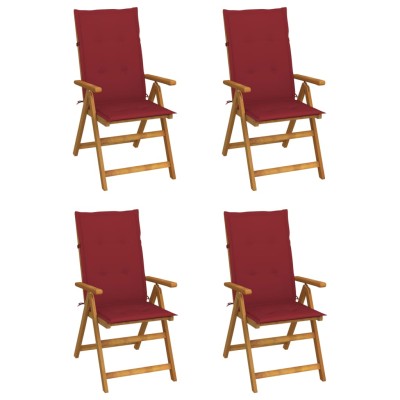 Reclining garden chairs...