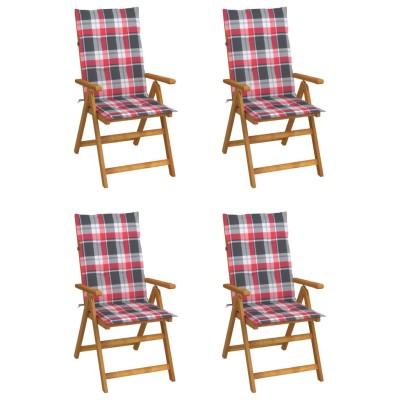 Reclining garden chairs...