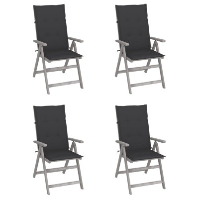 Reclining garden chairs...