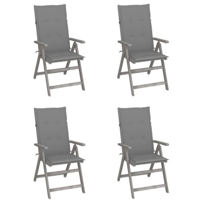 Reclining garden chairs...