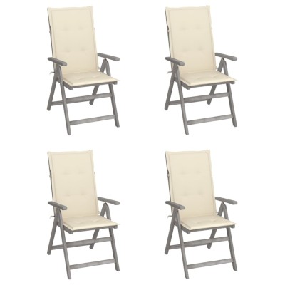 Reclining garden chairs...