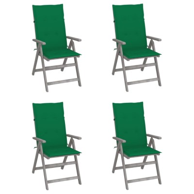 Reclining garden chairs...