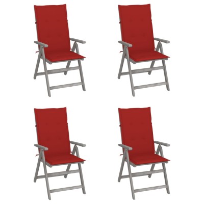 Reclining garden chairs...