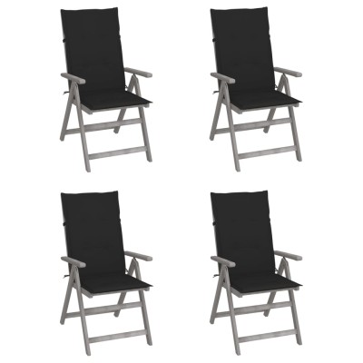 Reclining garden chairs...