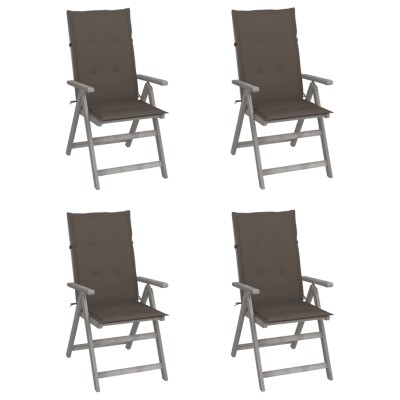 Reclining garden chairs...