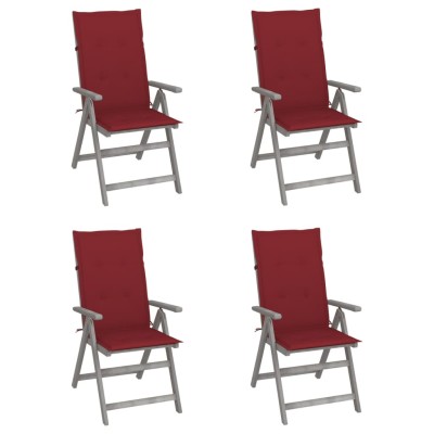 Reclining garden chairs...
