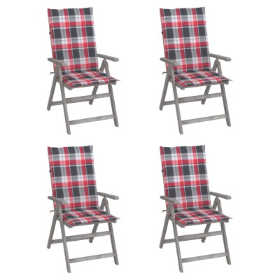 Reclining garden chairs...