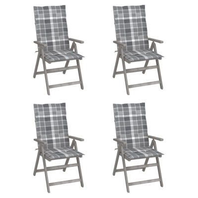 Reclining garden chairs...