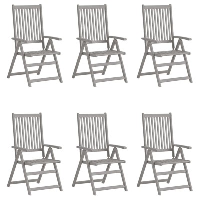 Reclining garden chairs, 6...
