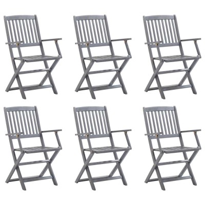 Folding outdoor chairs, 6...