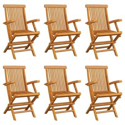 Folding garden chairs, 6...
