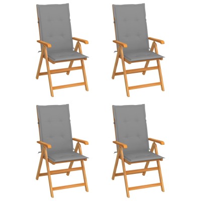 Garden chairs with gray...