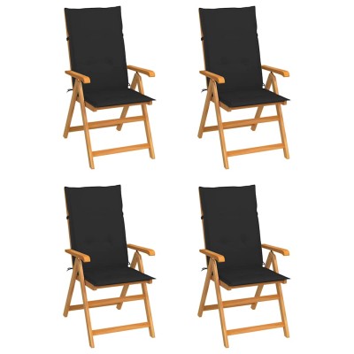 Garden chairs with black...