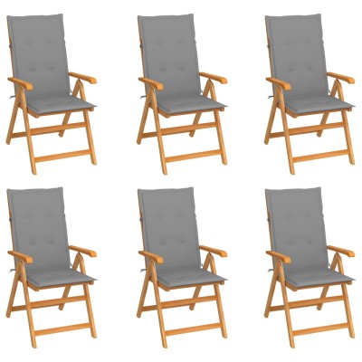 Garden chairs with gray...