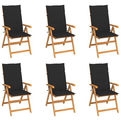 Garden chairs with black...
