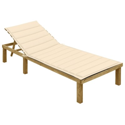 Sun lounger with...