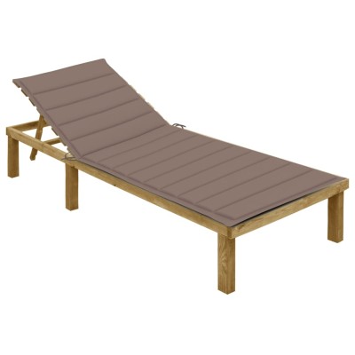 Sun lounger with...
