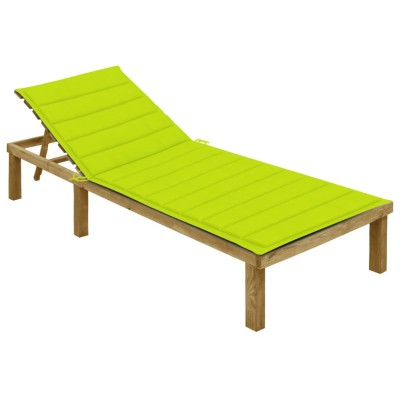 Sun lounger with light...