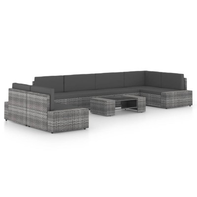 Garden set with cushions, 8...