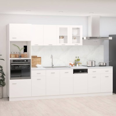 Set of kitchen cabinets,...