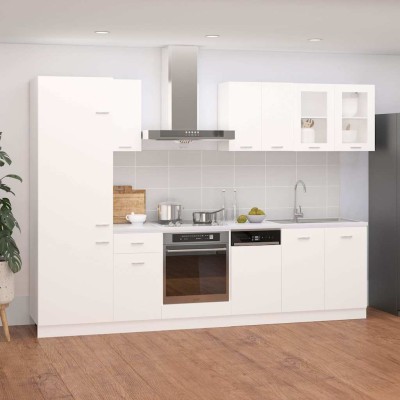Set of kitchen cabinets,...