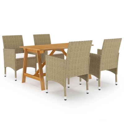 Garden dining set, 5...