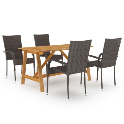 Garden dining set, 5...