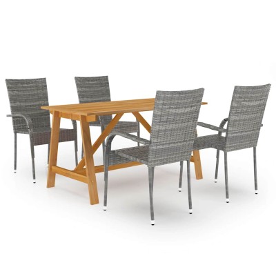 Garden dining set, 5...