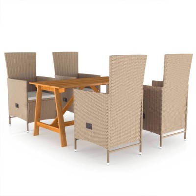 Garden dining set, 5...