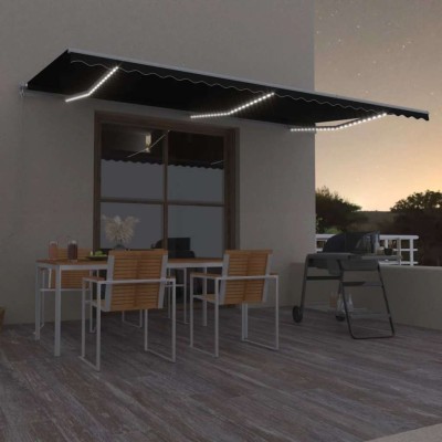 Manual retractable awning...