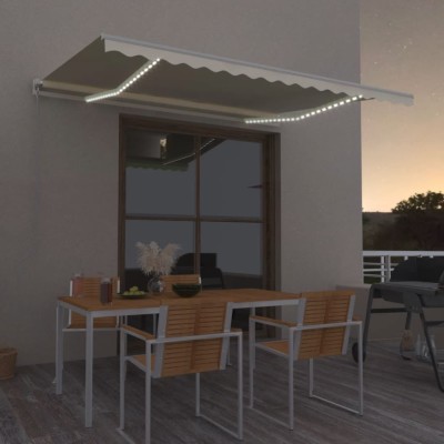 Manual retractable awning...